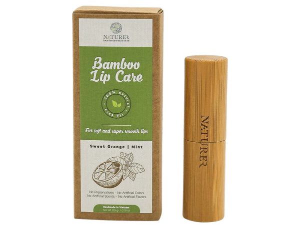 Bamboo lip balm - son duong