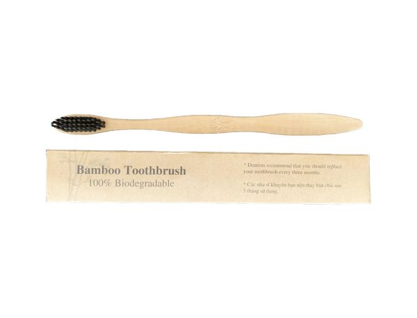 Bamboo Toothbrush (Black)