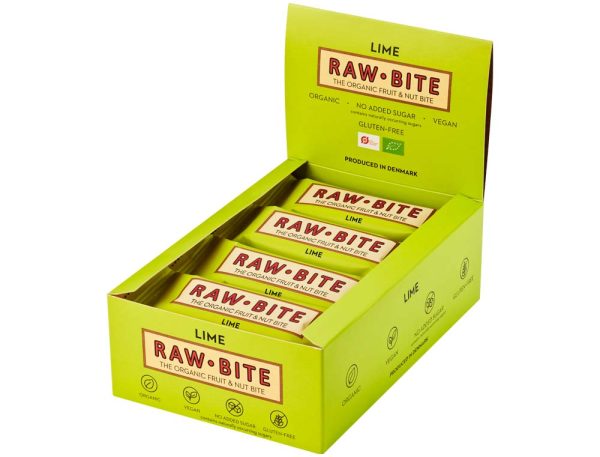 Organic RawBite Lime - thanh dinh duong huu co rawbite vi chanh