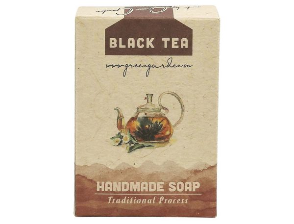 Black Tea Handmade Soap - xa phong tra den