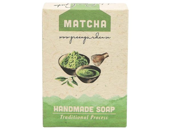 Matcha Powder Handmade Soap - xa phong matcha