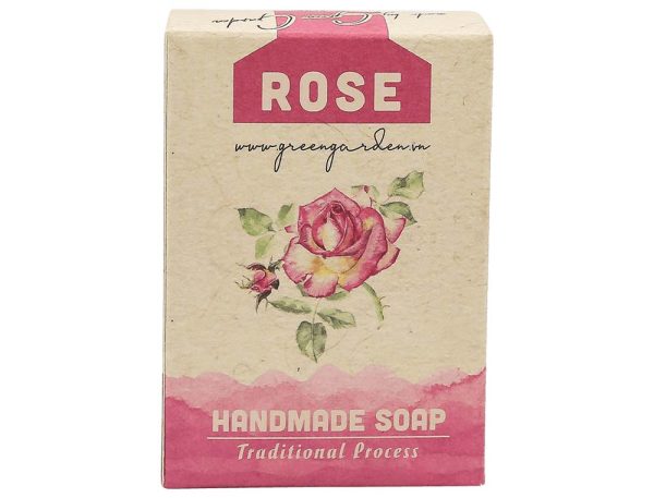 Rose handmade soap - xa phong hoa hong