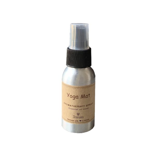 Yoga mat spray